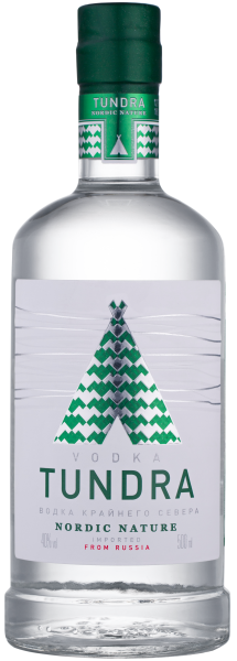 Водка Tundra Северная природа 0,5л 40%